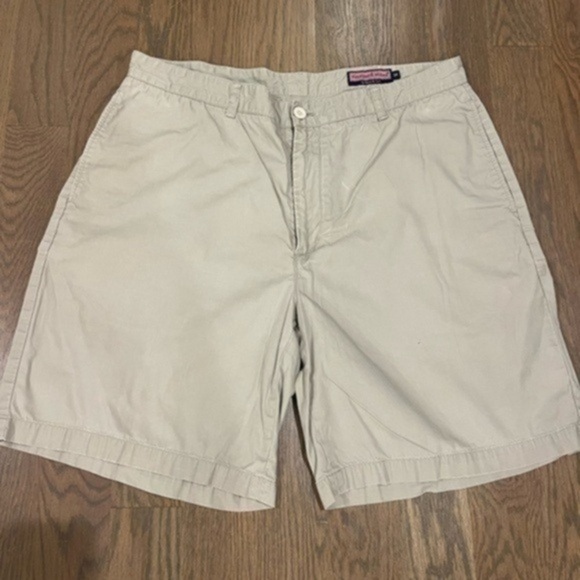 Mens light brown vineyard vines shorts in mens waist size 38 academia y2k E - Picture 1 of 6